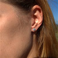 Orecchini Damiani Donna MINOU FULL PAVE' in Oro bianco Diamante 20091061 - 20091061